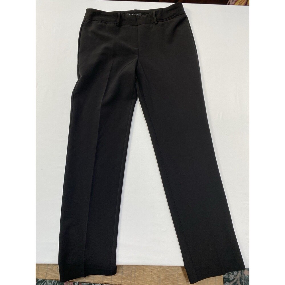 Zac & Rachel Sz 8 Black Straight Leg Career Dress Pants Trousers